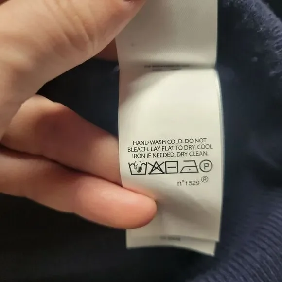 Ralph Lauren Polo Men's Size XXL Crew Neck Washable Merino Wool Sweater Blue - Picture 10 of 12